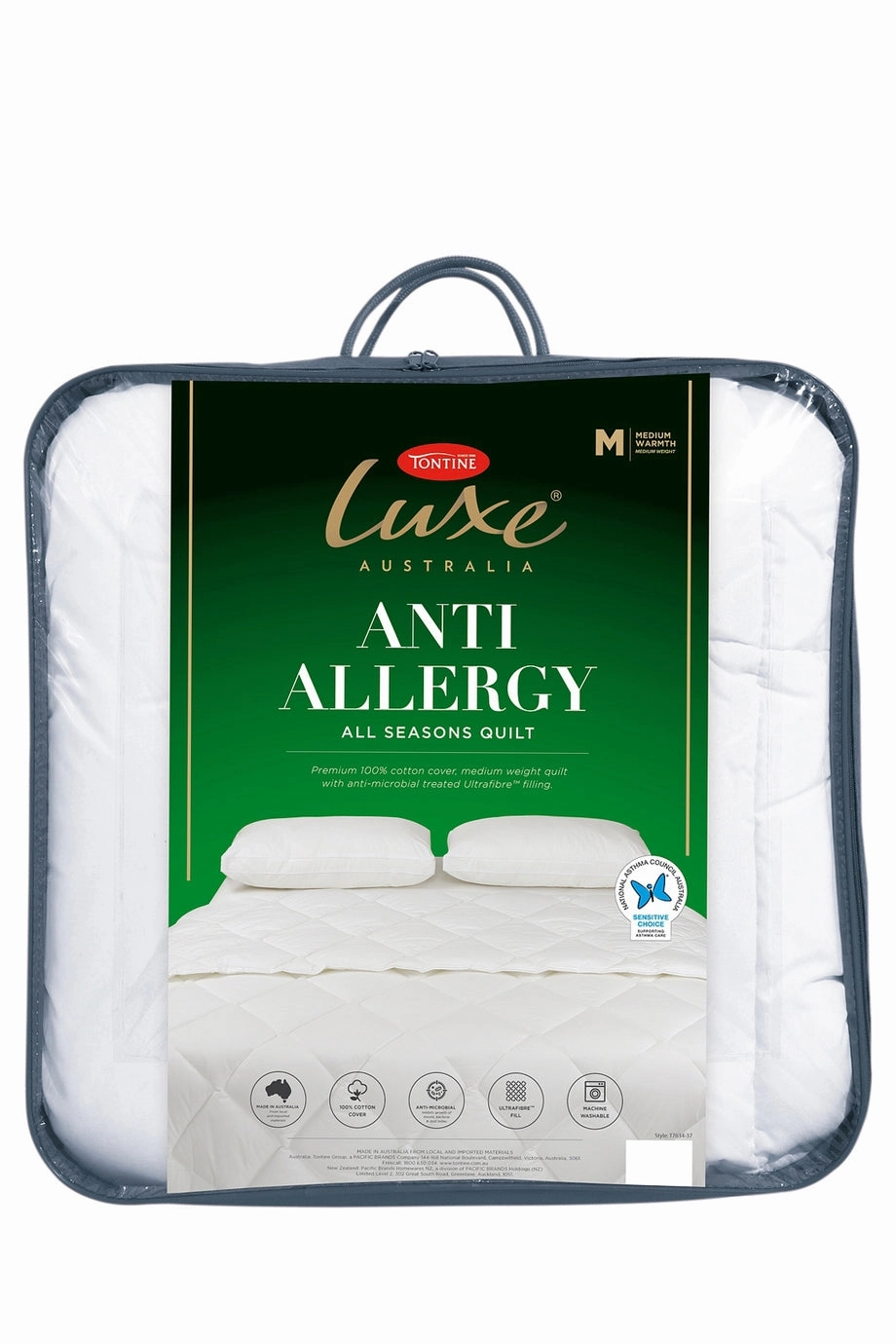 Tontine Luxe Anti Allergy Sensitive All Seasons Quilt