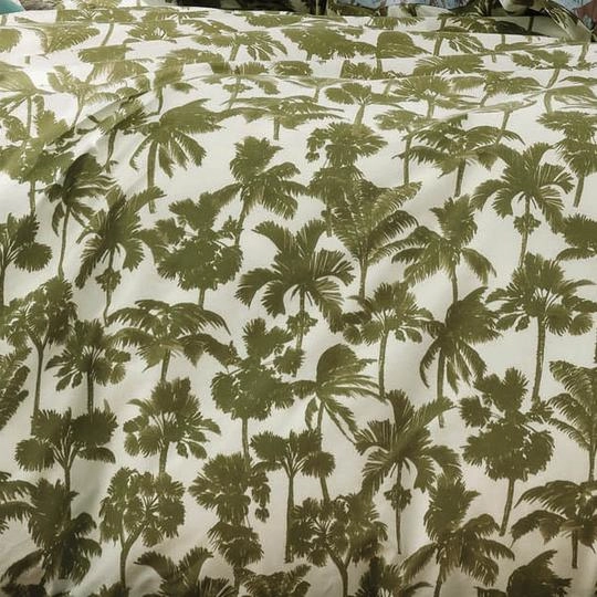 Tourelles Leaf Quilt Cover Set by Linen House
