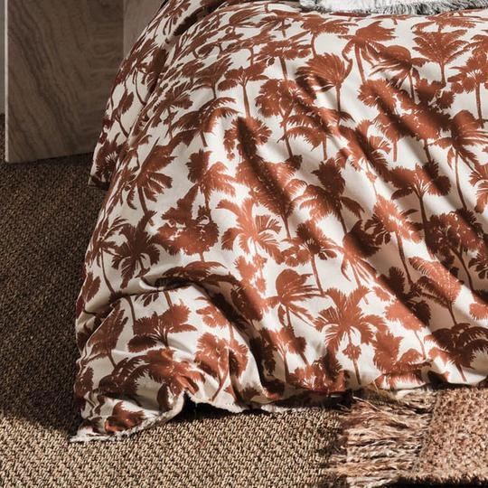 Tourelles Paprika Quilt Cover Set by Linen House