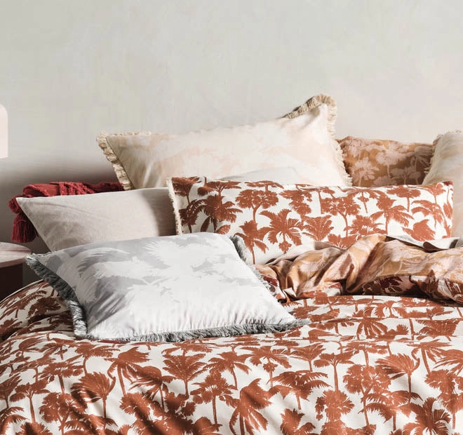 Tourelles Quilt Cover Set Range Paprika