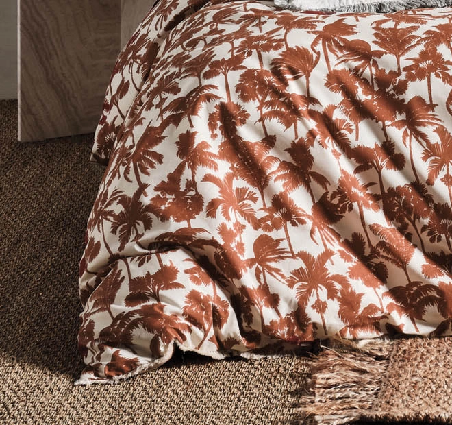 Tourelles Quilt Cover Set Range Paprika