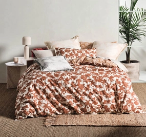 Tourelles Quilt Cover Set Range Paprika