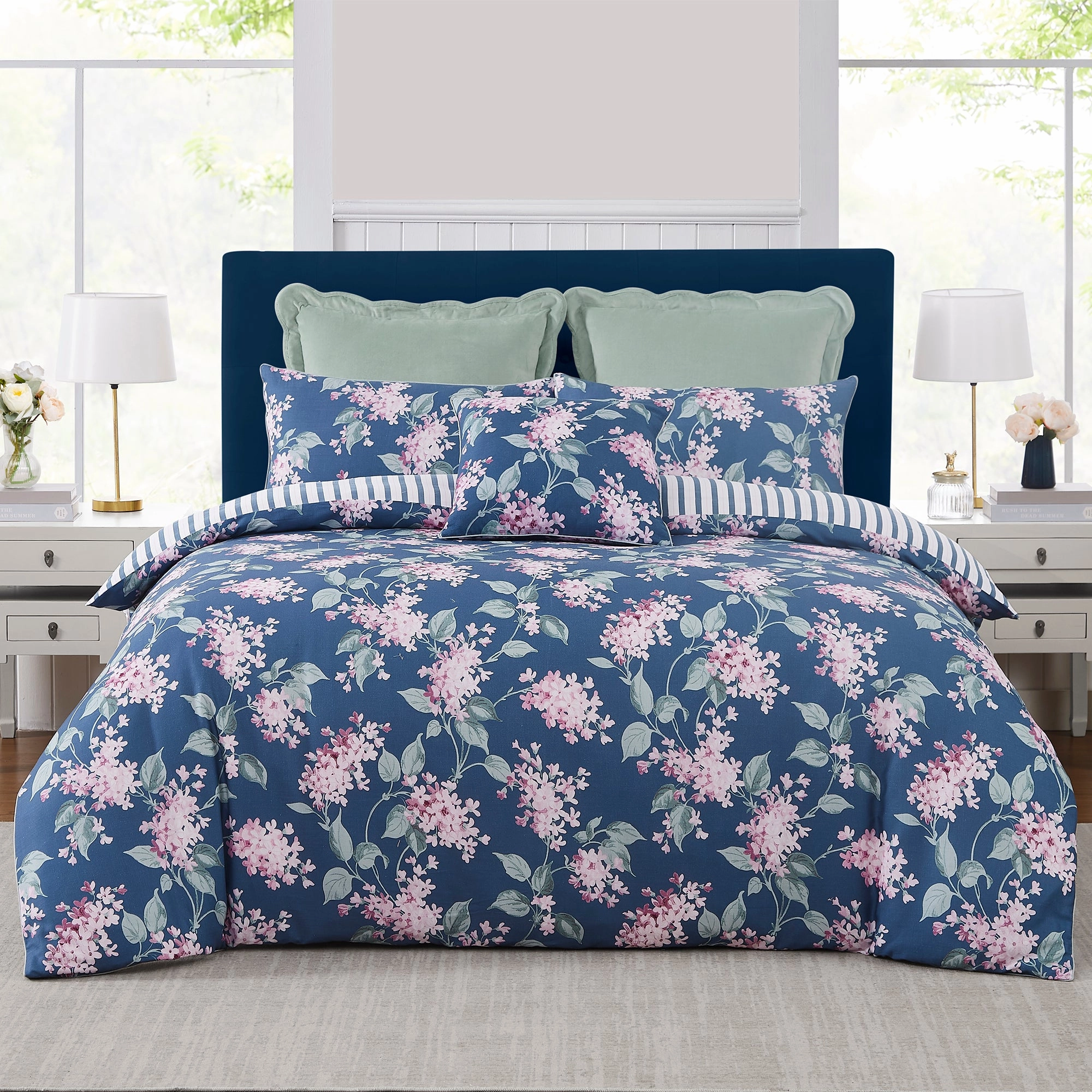 Trailing Vintage Blossom Cushion by Laura Ashley