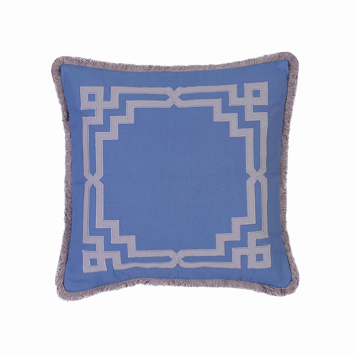 Utopian Regan Gantry Cross Embroidery Cotton Cushion Cover