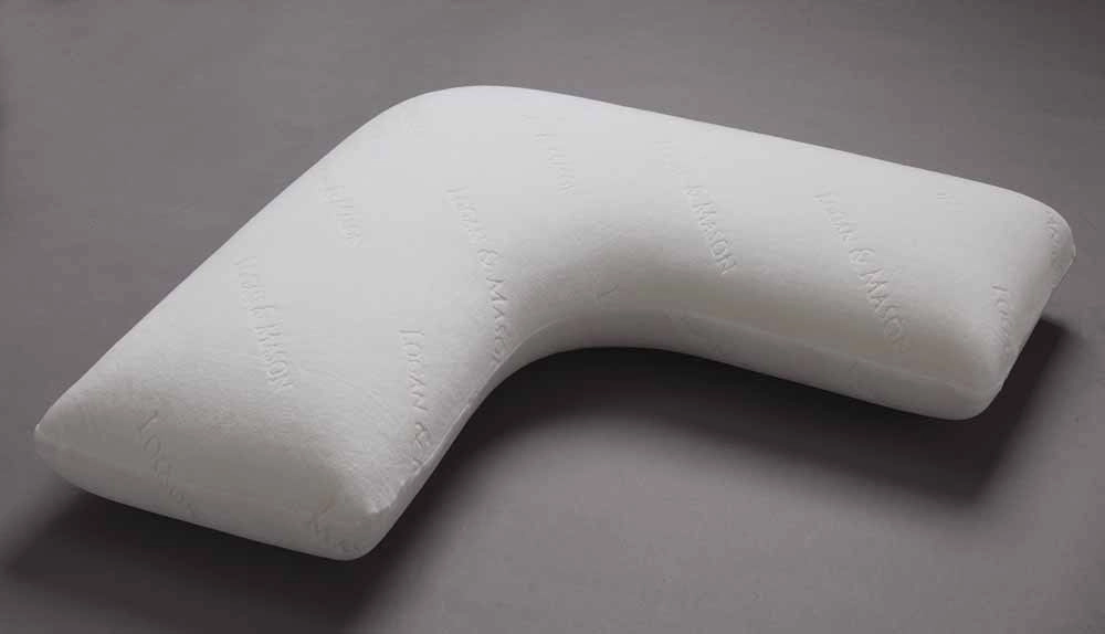 V Shape Memory Foam Pillow by Logan & Mason