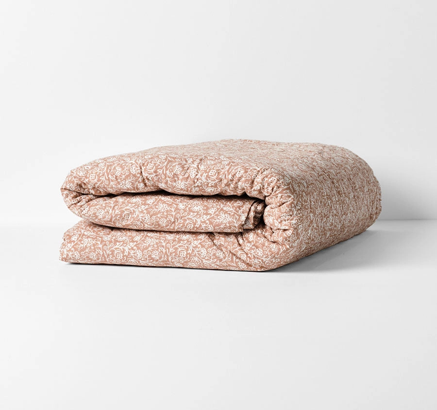 Varanasi Coverlet Hazelnut
