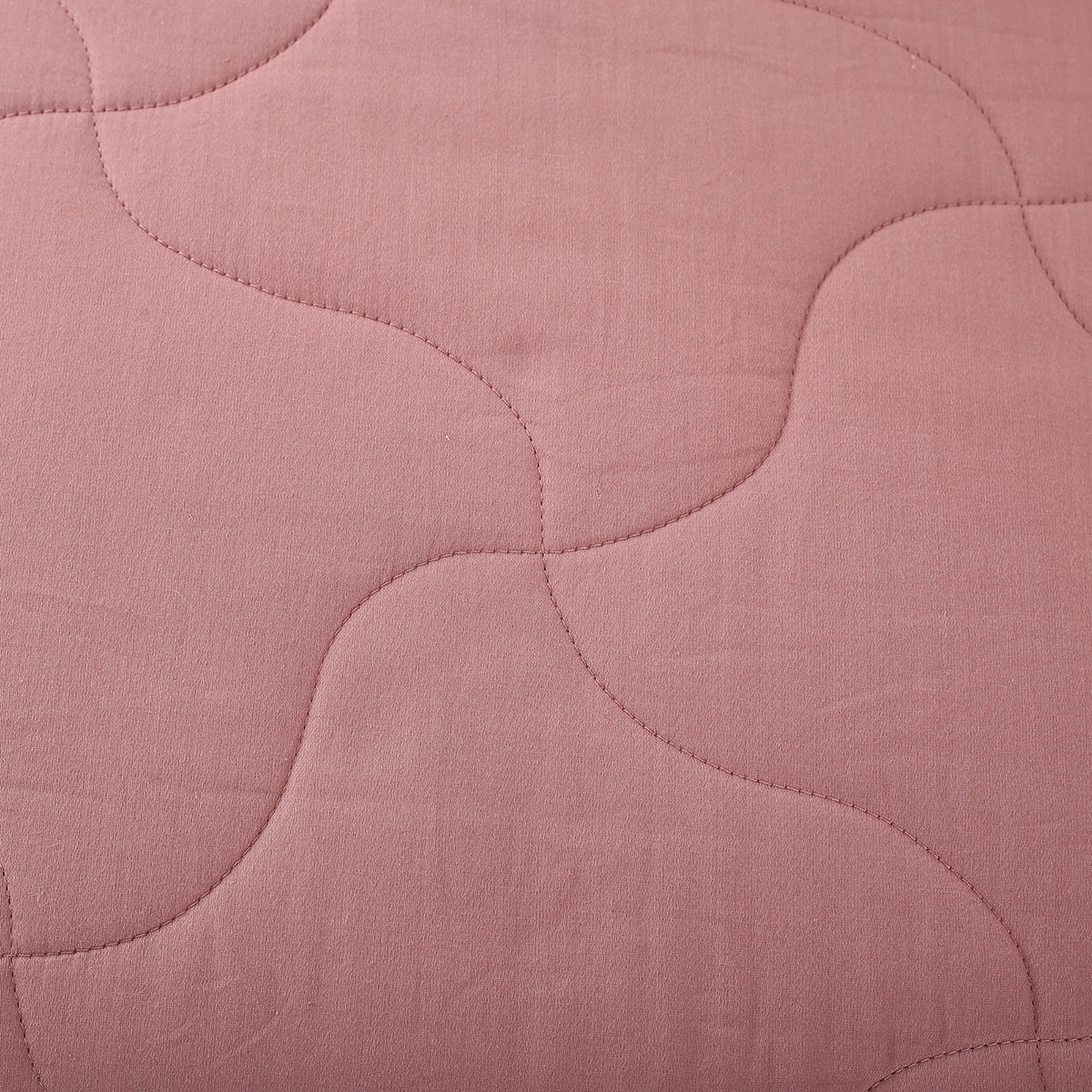 Vincent Reversible Summer AC Quilt/Quilted Bed Cover/Comforter Brick Red/Cameo Brown