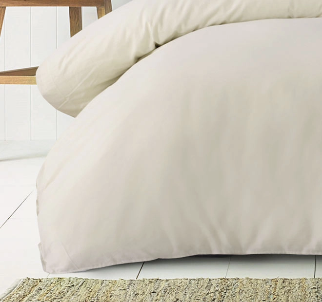 Washed Cotton Quilt Cover Set Range Sand
