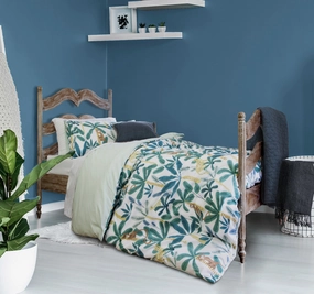 Wild Quilt Cover Set Range Chambray