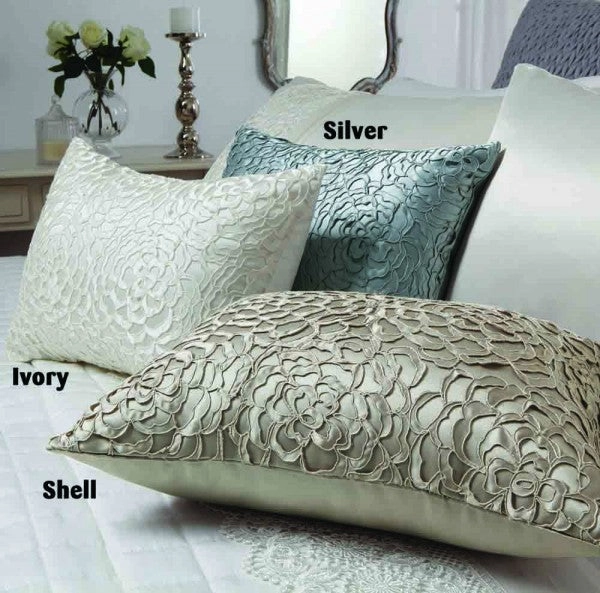 Xanthia Ivory Quilt Cover and Accessories by Private Collection