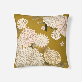 Zuri Seafoam Cushion by Linen House